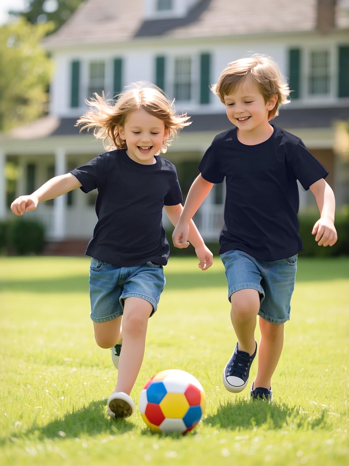 Cubear Toddler Boys Short-Sleeve T-Shirts Cotton Crew Neck Shirts
